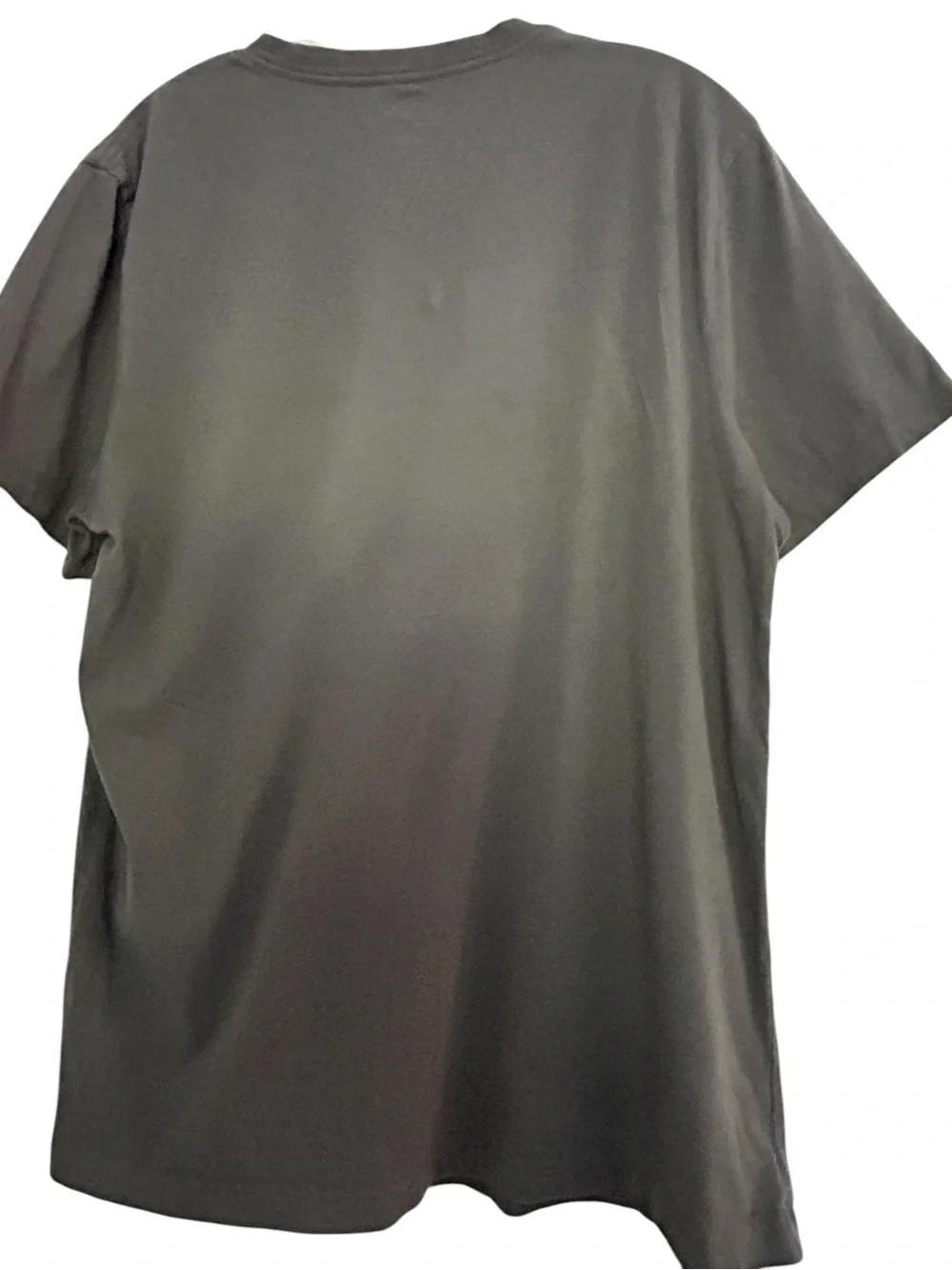 J. Crew Men's Suede Jersey Henley Short Sleeve Gray Crewneck SZ L EUC Casual